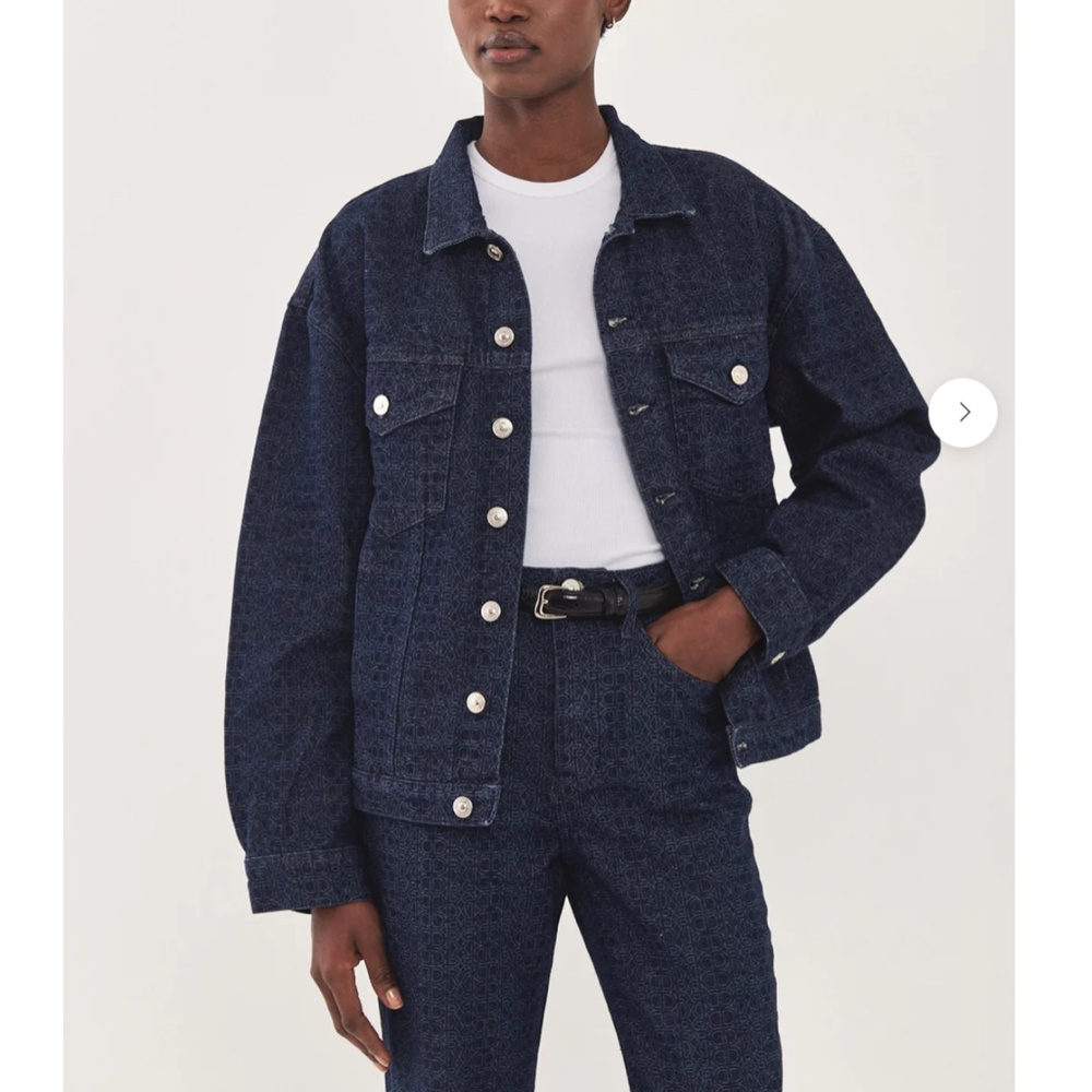 NWT - DR Monogram Denim Jacket - Small